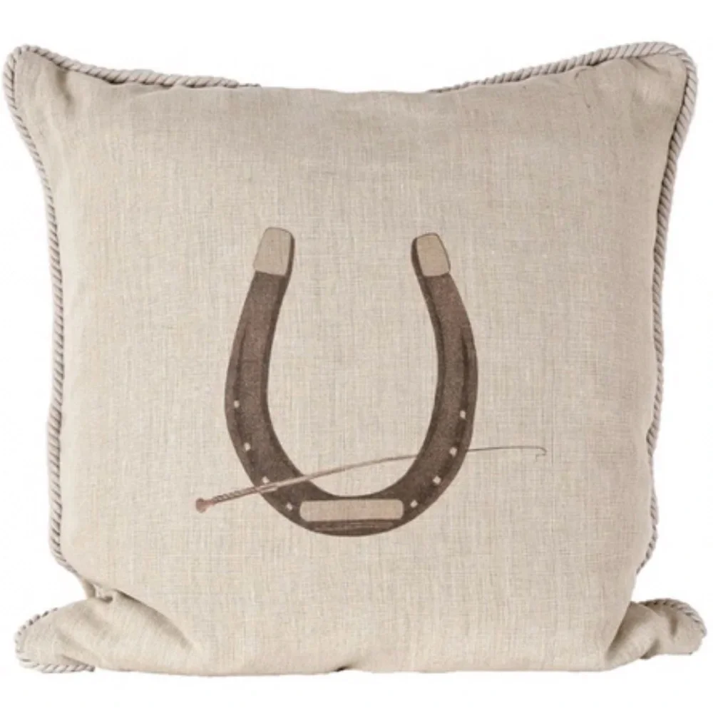 OX BOW DECOR‎ HORSESHOE Pillow cover
